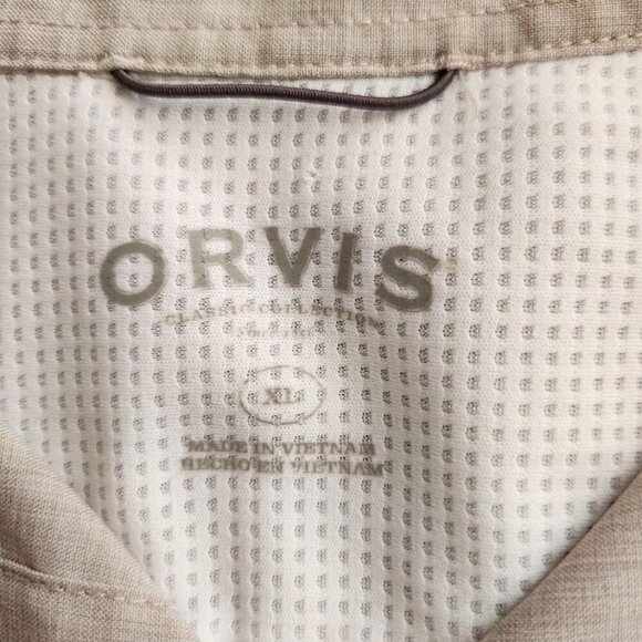 Orvis Men's Short Sleeve Button-down Shirt Size XL - Picture 4 of 4